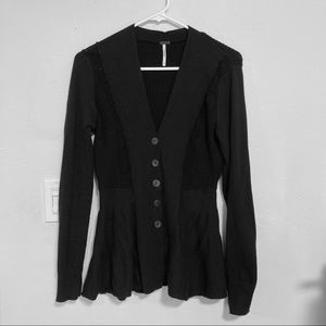 Free people cardigan sweater Victorian romantic s